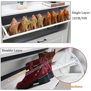 ブリーフィング　SEPARATE SHOES CASE 1000D Amazon.com: KEFA XL Shoe Storage Box Organizer, 8 Pack Shoe